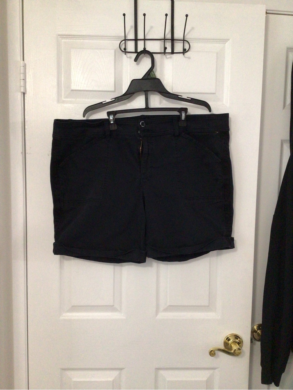 torrid Black High-Rise Denim Shorts